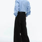 deconstructed pleated design silhouette shirt gm15303