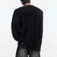 metal button design knitted sweater gm15345