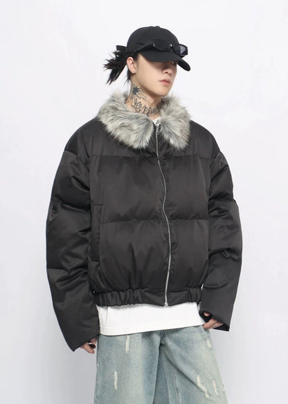 big fur down jacket gm16236