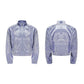 War Horse Embroidery Velvet Sweat Jacket gm16411