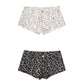 Gold Leopard Denim Shorts gm16416