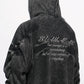 back letter washed hoodie gm16348