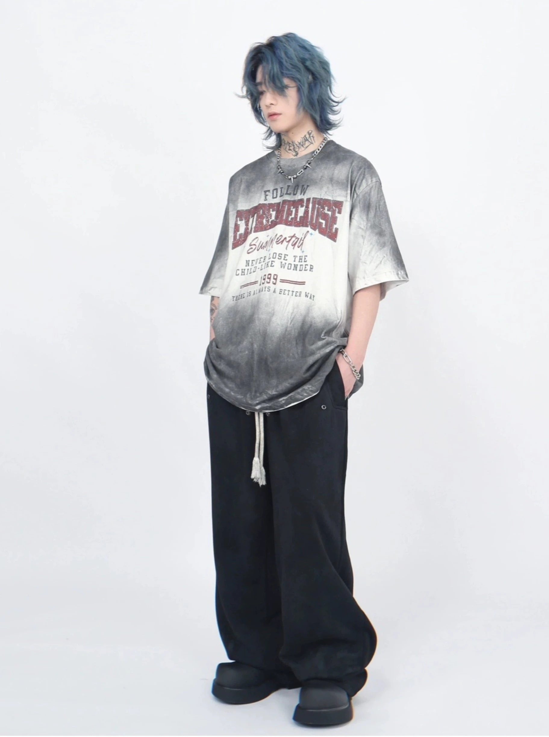 street design half-sleeved T-shirt gm15325