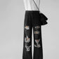 jacquard washed ripped denim gm15392