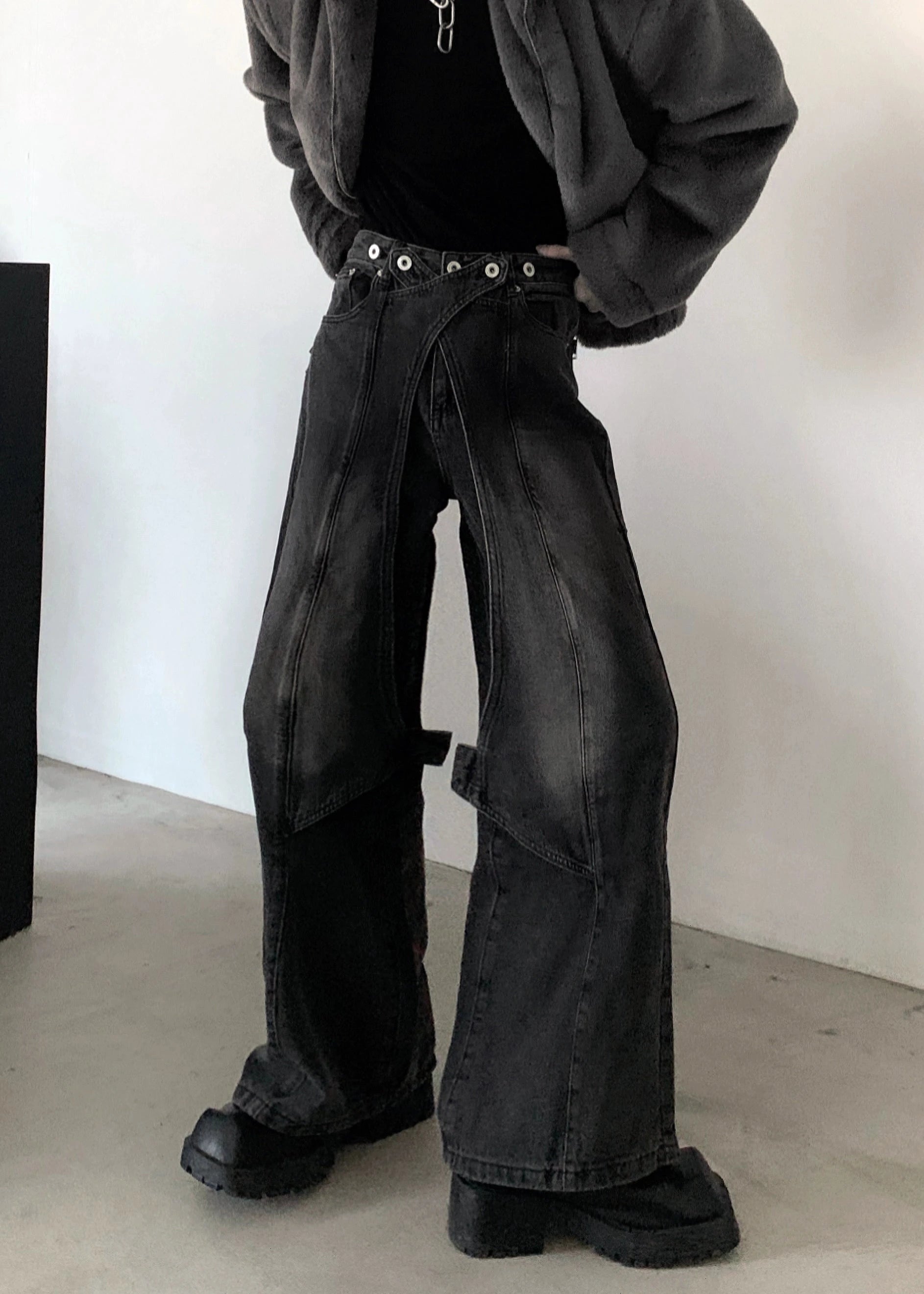 straight loose punk pants gm16323