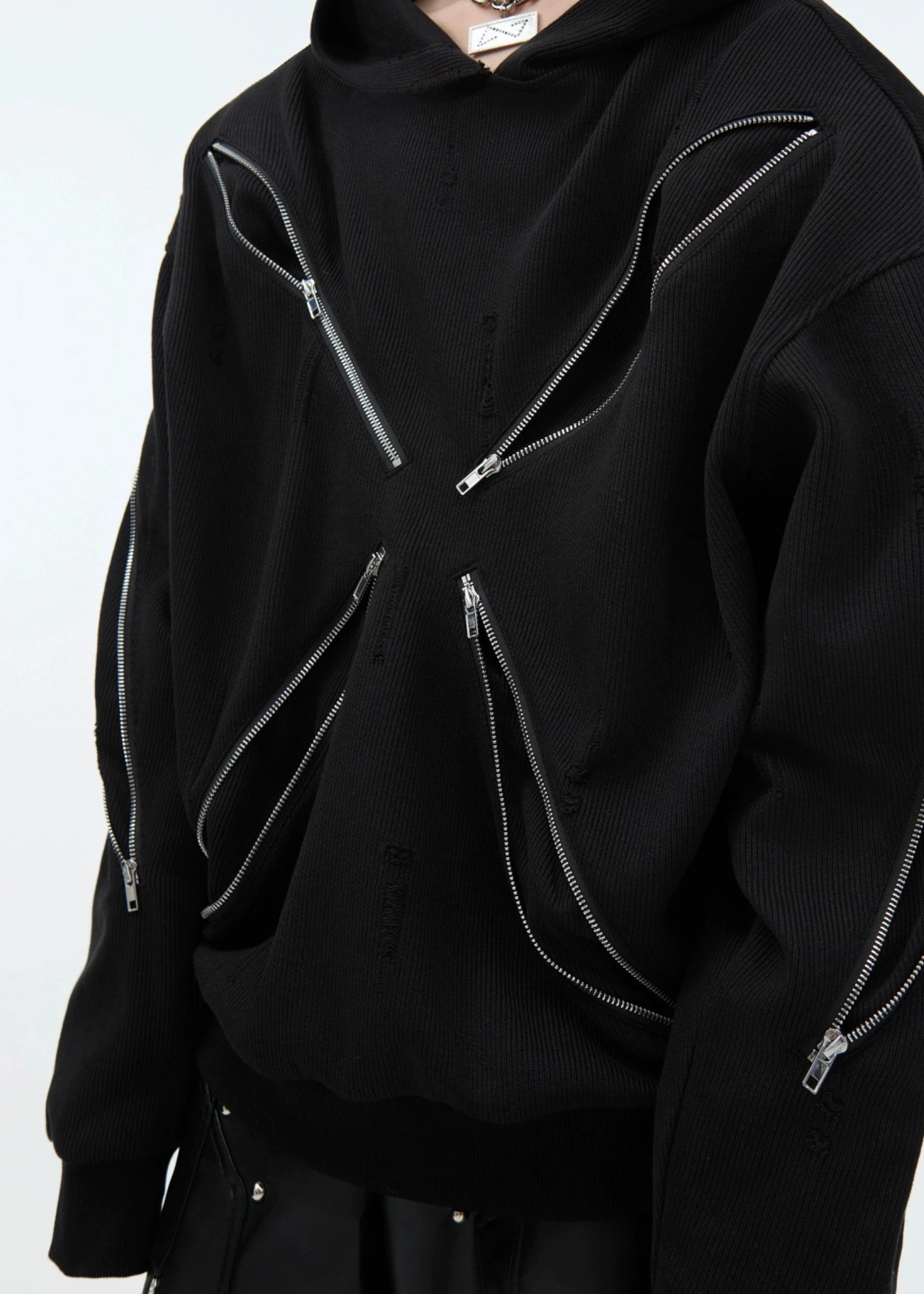 metal zippe hoodie gm16102