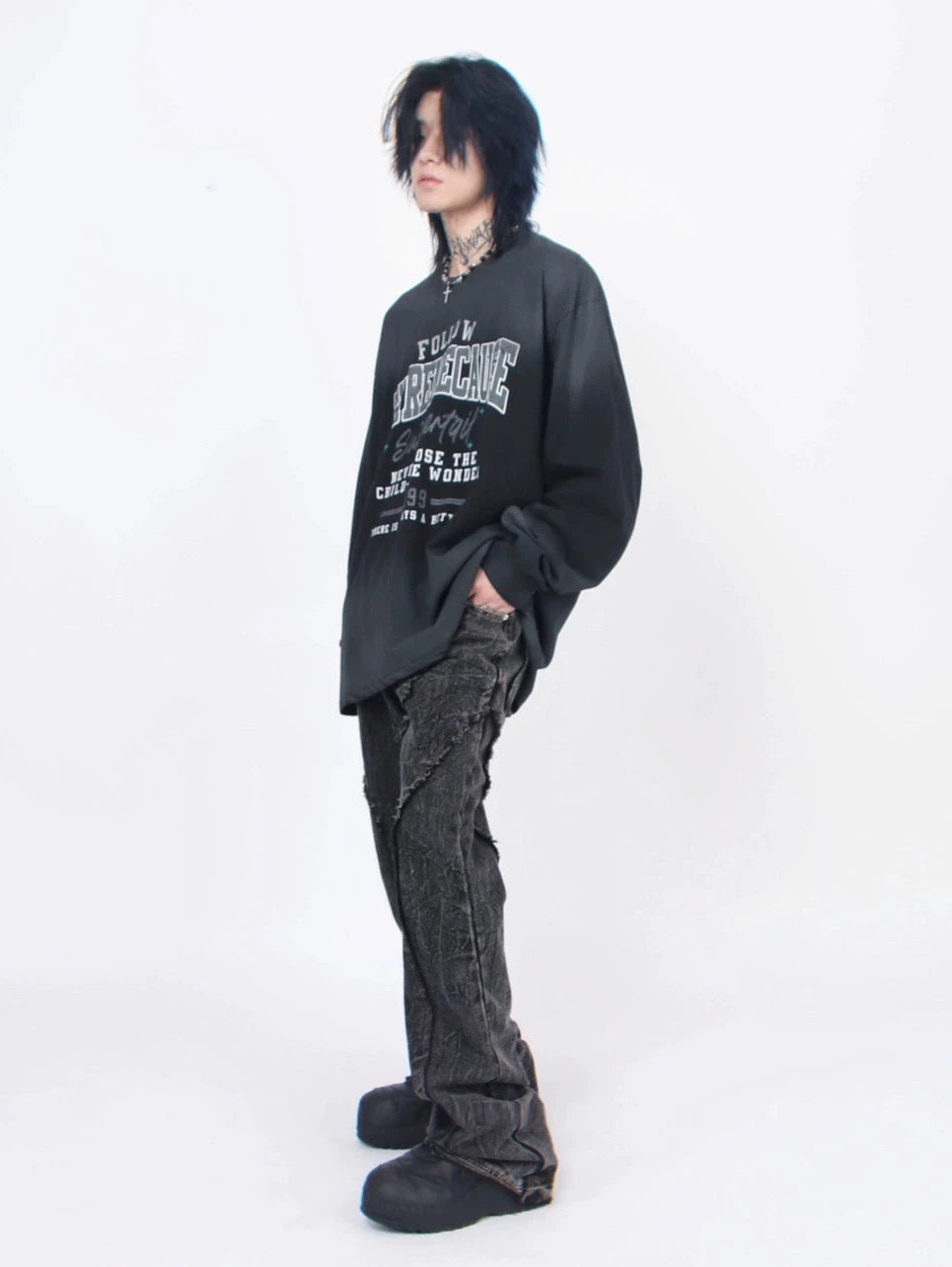 street long-sleeved T-shirt gm15658