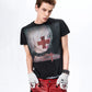 Crimson Cross Gothic Portrait Tshirt gm16420