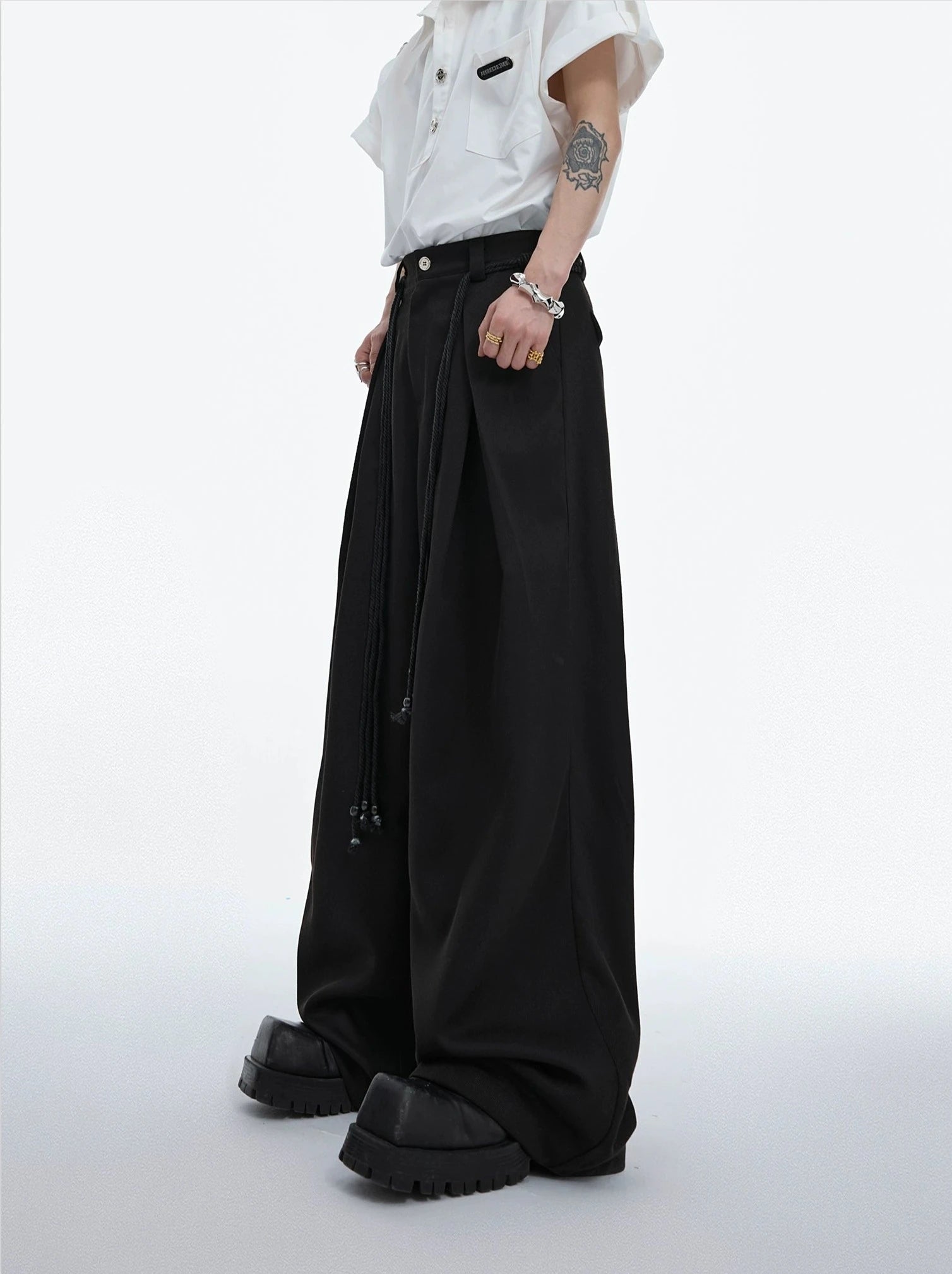 design three-dimensional twill casual pants gm15304