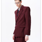 Eyelet Hardware Peaked Lapel Jacket 01