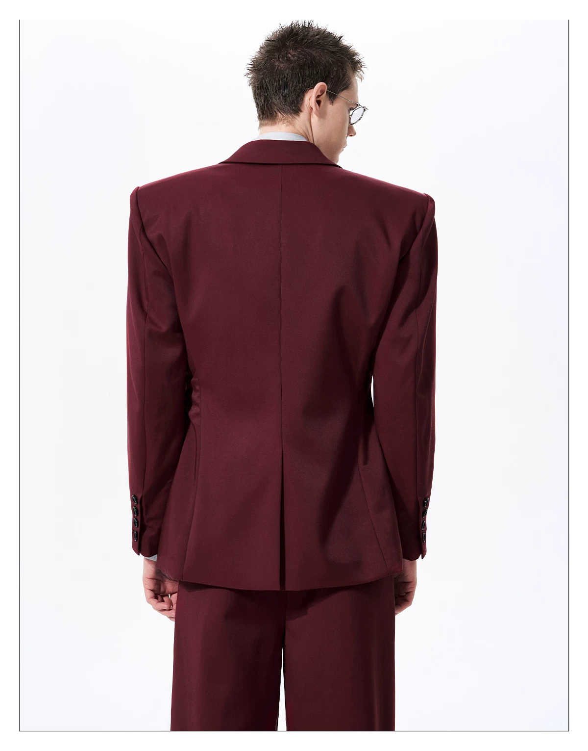 Eyelet Hardware Peaked Lapel Jacket 03