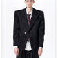 Eyelet Hardware Peaked Lapel Jacket 08