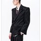 Eyelet Hardware Peaked Lapel Jacket 09