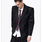 Eyelet Hardware Peaked Lapel Jacket 10