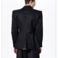 Eyelet Hardware Peaked Lapel Jacket 11
