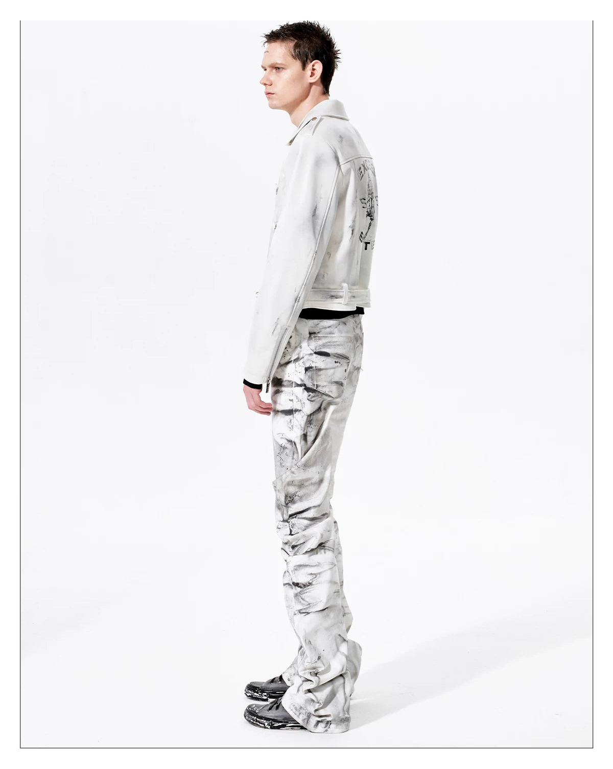 Smoke Damaged Cropped Rider Jacket 09