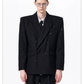 Sparkle Glitter Double Tailored Jacket 01