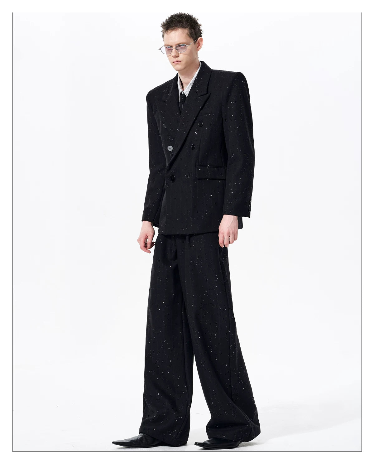 Sparkle Glitter Double Tailored Jacket 10