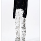 Smoke Damage Shirring Flare Pants 02