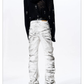 Smoke Damage Shirring Flare Pants 04