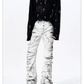 Smoke Damage Shirring Flare Pants 06