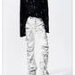 Smoke Damage Shirring Flare Pants 07