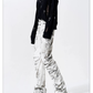 Smoke Damage Shirring Flare Pants 08
