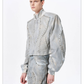 Vintage Wash Studs Denim Cropped Jacket 03