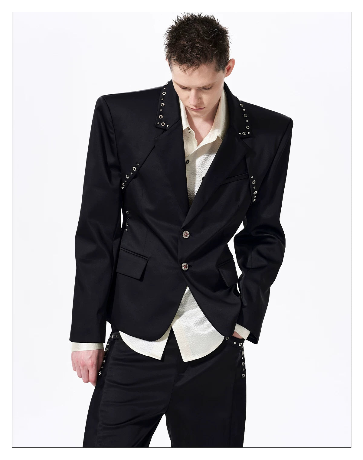 Rock Studs Slim Tailored Jacket 01