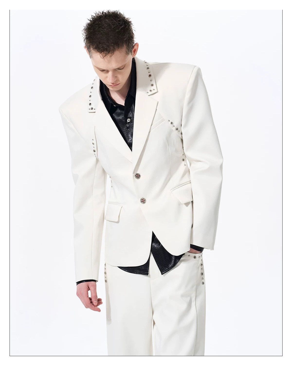 Rock Studs Slim Tailored Jacket 06