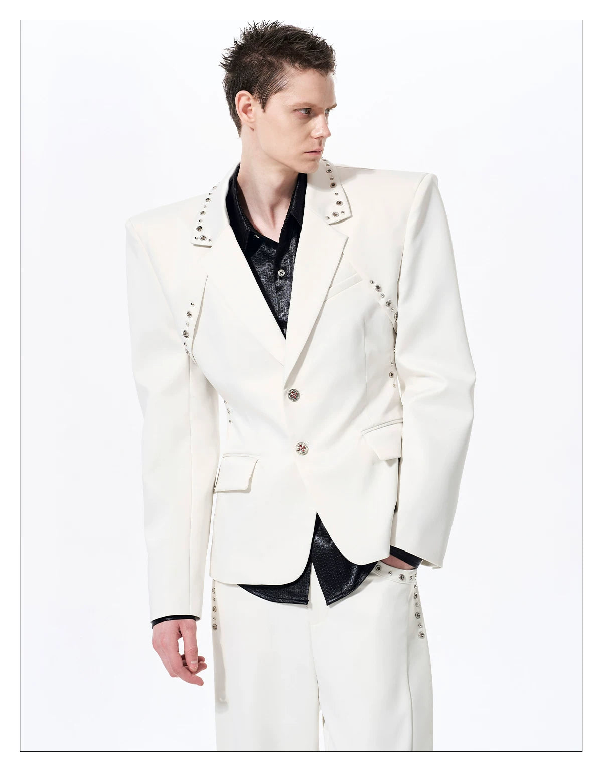 Rock Studs Slim Tailored Jacket 07