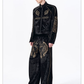 War Horse Embroidery Velvet Sweat Jacket 10