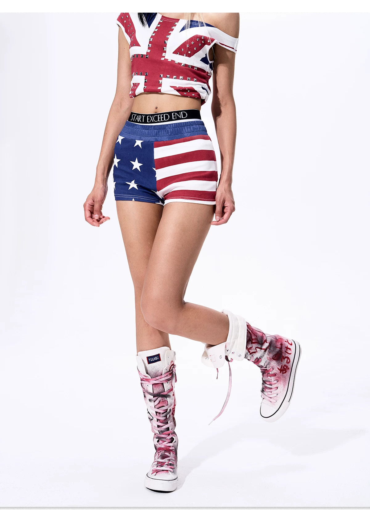 American Flag Short Pants 06