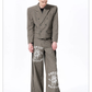 Check Double Breasted Jacket gm16413 07