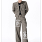 Check Double Breasted Jacket gm16413 09