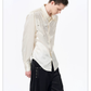 Herringbone Shoulder Studs Leather Jacket gm16412 - 08