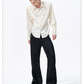 Herringbone Shoulder Studs Leather Jacket gm16412 - 11