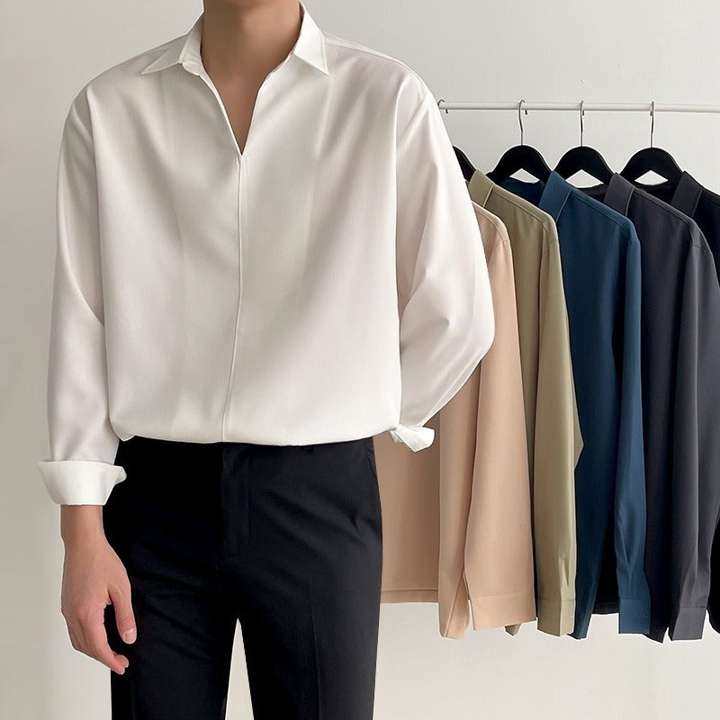 V-neck pullover shirt gm1047