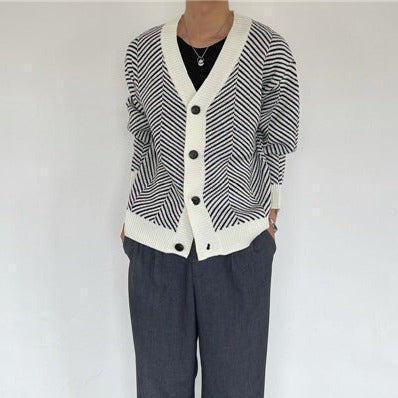 White check cardigan gm4202