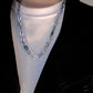 Green and silver necklace gm2185