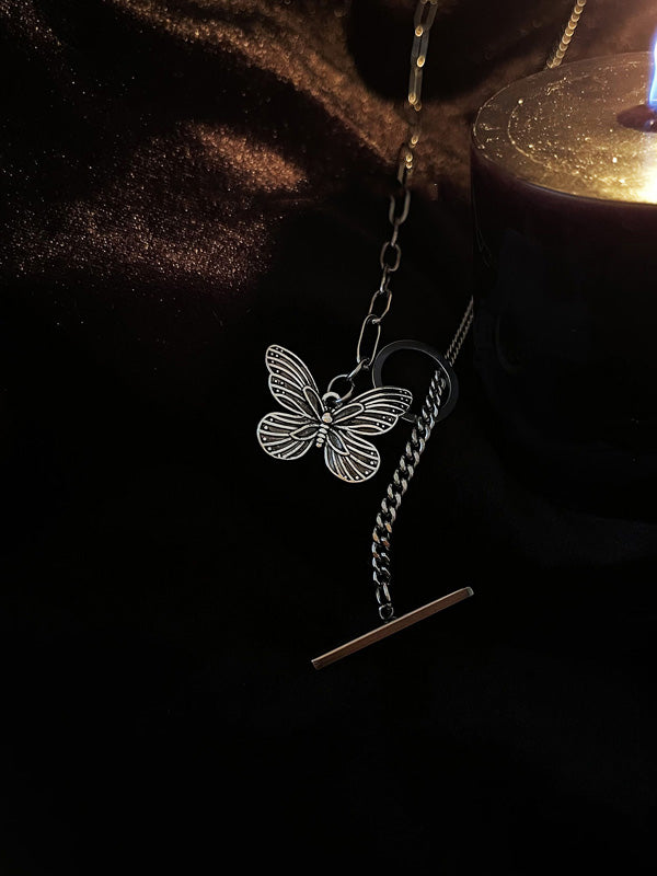 Ring butterfly necklace gm2356