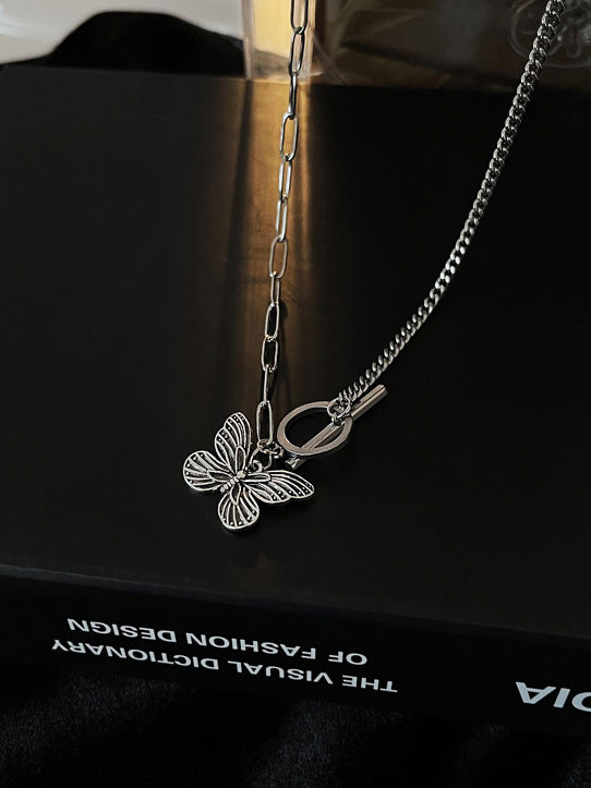 Ring butterfly necklace gm2356