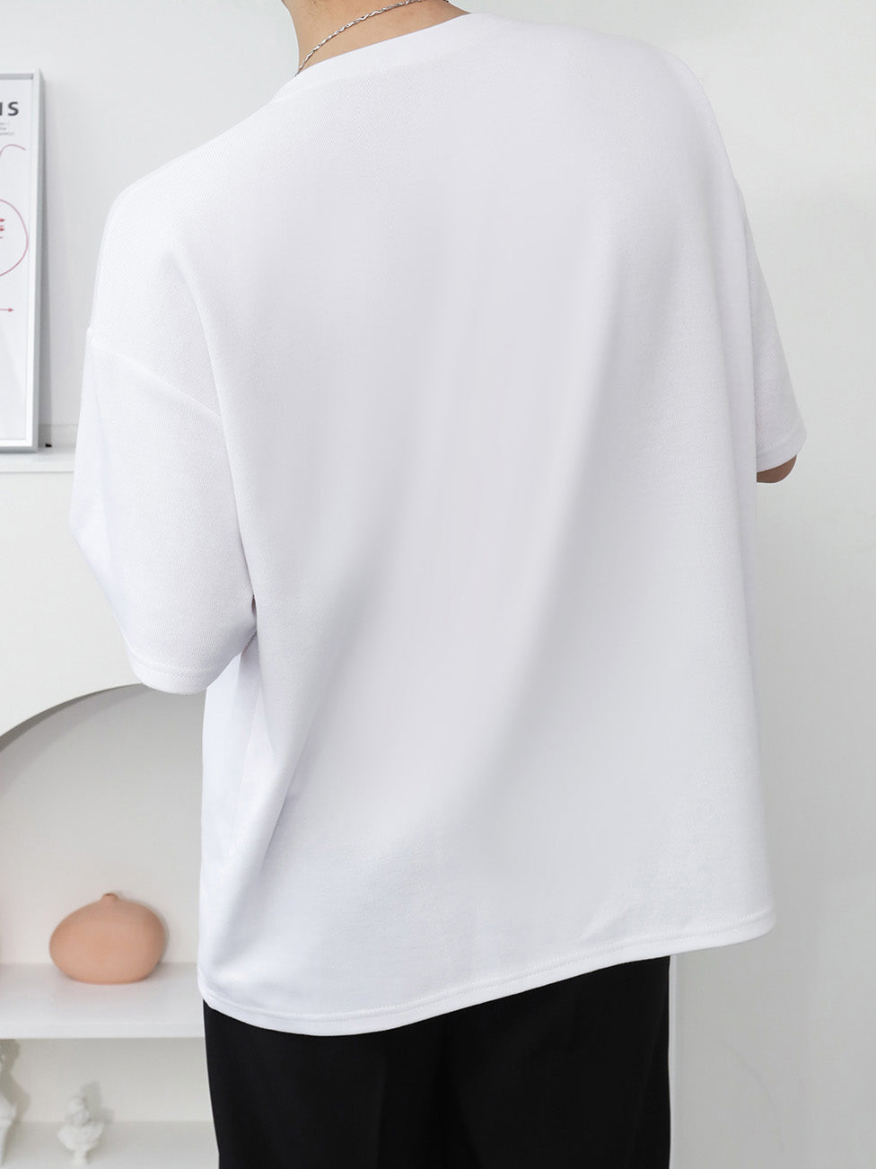 ローズグラフィックデザインTシャツ  gm2573