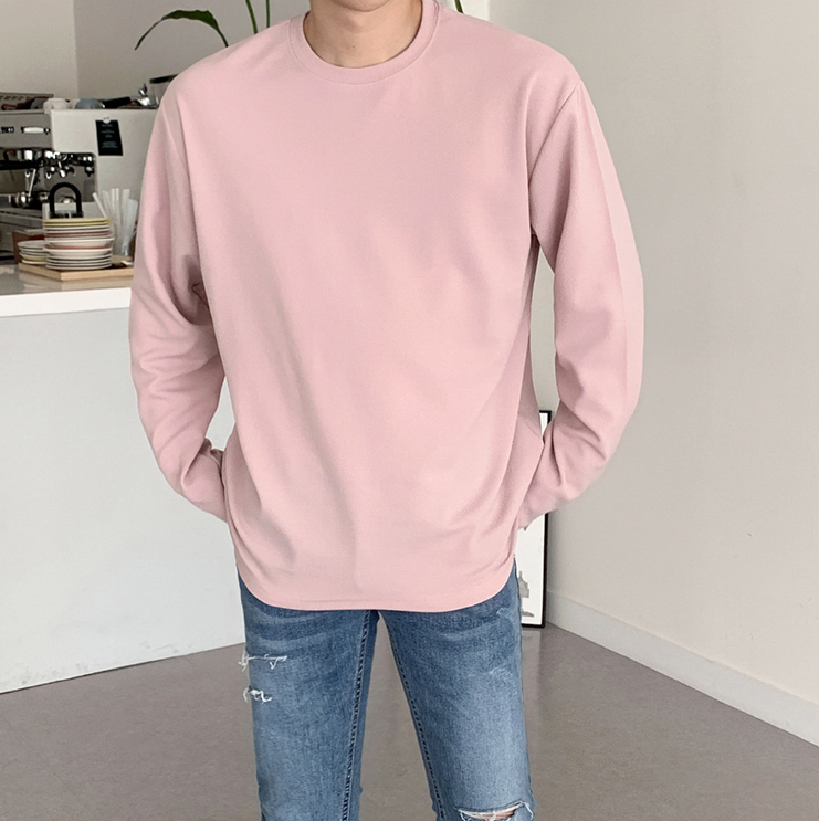 Simple formal long sleeve T-shirt gm4342