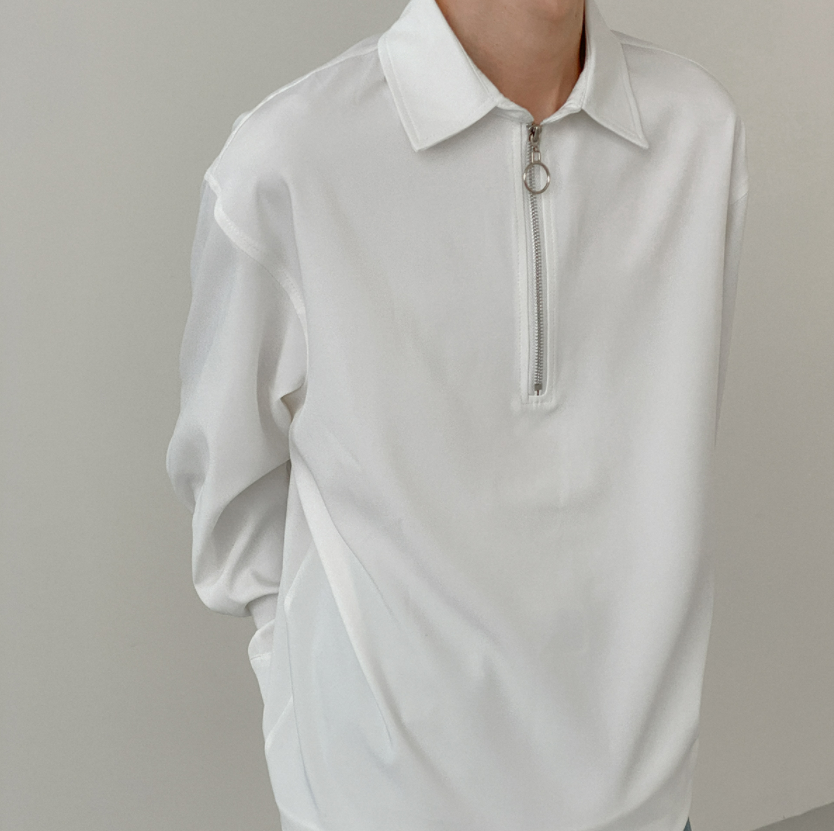 Half-zip Korean shirt gm4360