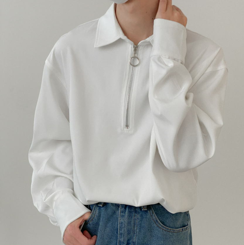 Half-zip Korean shirt gm4360