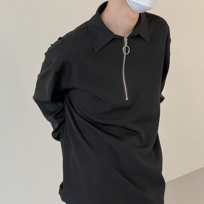 Half-zip Korean shirt gm4360