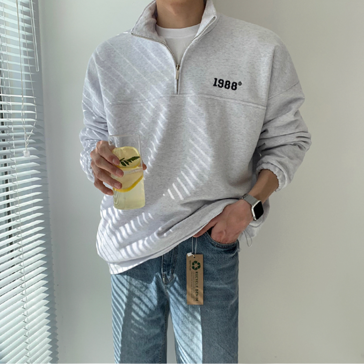 1988 half zip sweatshirt gm4394