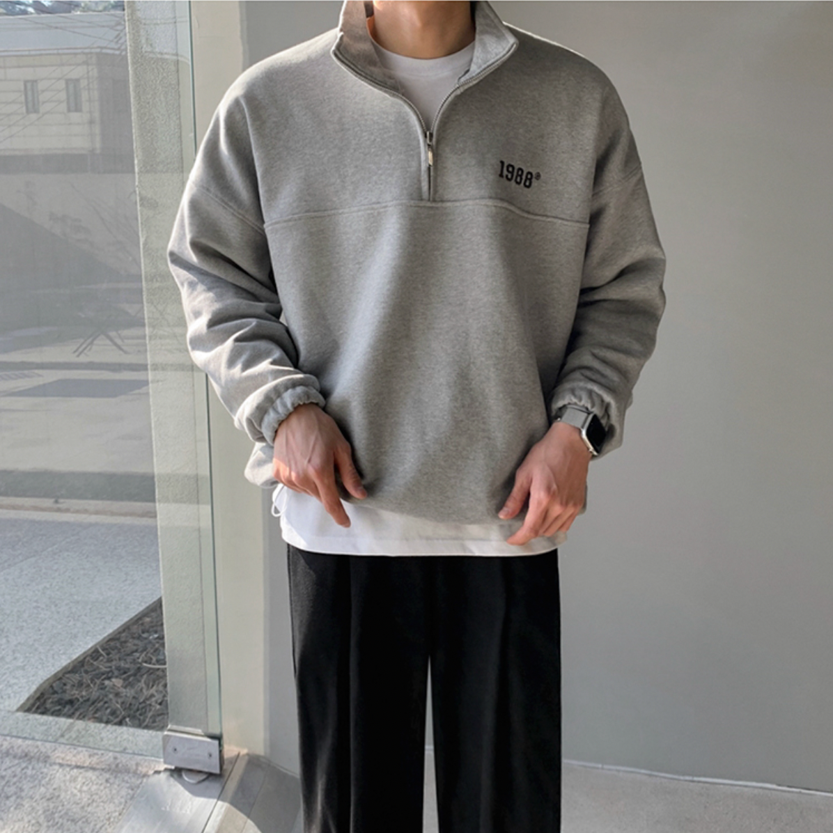 1988 half zip sweatshirt gm4394