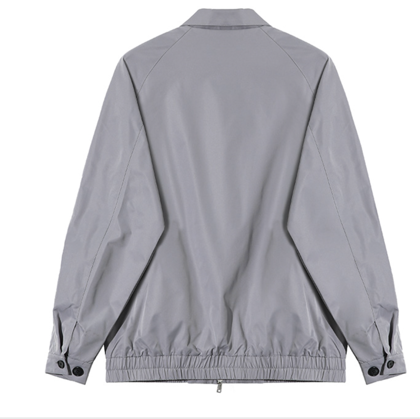 Grey zipper light jacket gm4392